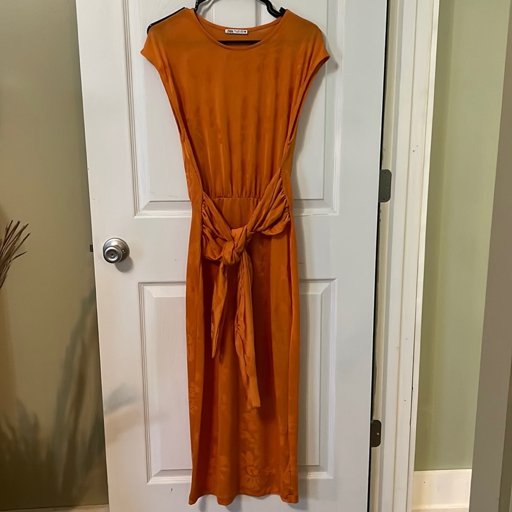 Midi jacquard Zara dress